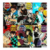 Kit Mangá Demon Slayer - Kimetsu No Yaba Vol. 1 Ao 6 Lacrado, De Koyoharu Gotouge. Editora Panini, Capa Mole Em Português, 2020