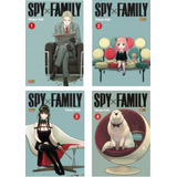 Kit Mangá Spy X Family Vols 1 Ao 4, De Tatsuya Endo. Editora Panini, Capa Mole Em Português