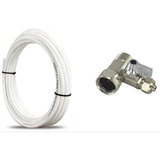 Kit Mangueira De 1/4 E Registro P/ Refrigerador Side By Side