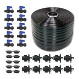 Kit Mangueira Irrigação Gotejamento 1000mts
