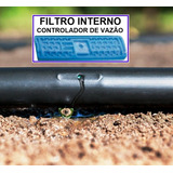 Kit Mangueira Irrigação Perfurada Gotejamento 500 Metros-1mt