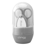 Kit Manicure Bebê Clingo 5 Peças Conjunto Higiênico Infantil
