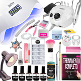 Kit Manicure Gel Iniciantes + Curso Completo 40 Video Aulas