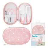 Kit Manicure Higiene Do Bebê Cuidado Completo C Estojo Buba