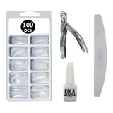 Kit Manicure Lixa 100 Unhas Postiças