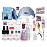 Kit Manicure Unhas Acrigel Fibra De