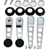 Kit Manivelas Maçanetas Sport Cromadas Portas Fusca 70 A 77