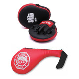 Kit Manopla De Foco E Raquete De Chute Alto Treino E Luta