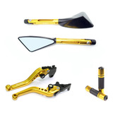 Kit Manopla Retrovisor Manete Ninja 250 300 400 Z300 Z400