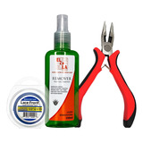 Kit Manutenção De Mega Hair/fita /removedor + Brinde Alicate