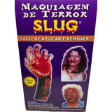 Kit Maquiagem De Terror Slug Halloween Único