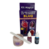 Kit Maquiagem Halloween Feridas Machucados Slug