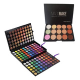 Kit Maquiagem Paleta 15 Cores Base E Corretivo + Paleta 180