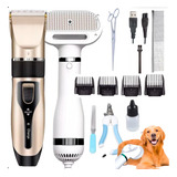 Kit Maquina Pet Banho E Tosa Completo Secador E Tesoura Tosa