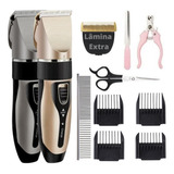 Kit Máquina Tosa Pets Cachorro Tosar Cães Gatos Profissional