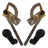 Kit Maquina Vidro Manivela Porta D/e Pino Alto Mb 1111/1113