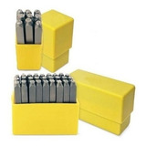 Kit Marcador Punção Alfanumérico 36 Peças 4mm Letras/números