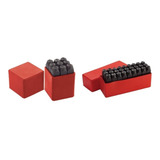 Kit Marcador Punção Alfanumérico 36 Peças 4mm Letras/números