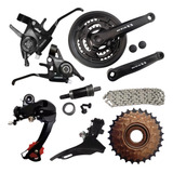 Kit Marcha 21v Mtb Bike 26 E 29 Transmissão Completa Index