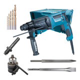 Kit Martelete Perfurador E Rompedor 830 W Sds Plus Hr2630j