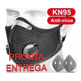 Kit Mascara Esportiva Leve Treino Kn95 + 2 Filtros Extra