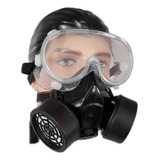 Kit Máscara Respirador Facial 2 Filtros Químico Gases Óculos