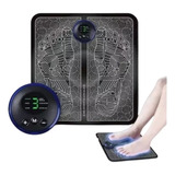 Kit Massageador Tapete Pulso Elétrico Pé + Vibrador Corporal