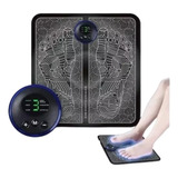 Kit Massageador Tapete Pulso Elétrico Pé + Vibrador Corporal