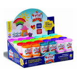 Kit Massinha De Modelar Atacado 48 Potes Massa Colorida 50g