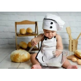 Kit Master Chef Cozinheiro Infantil Avental+touca