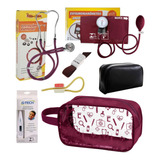 Kit Material Enfermagem Premium C/ Necessaire Transparente 