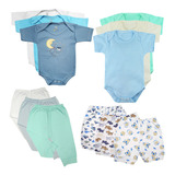 Kit Maternidade 12 Pçs Body Shorts