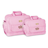 Kit Maternidade Bolsa E Frasqueira Menino Menina Mave