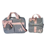Kit Maternidade Personalizado Bolsa Grande E Mochila