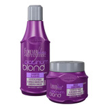 Kit Matização Forever Liss Platinum Blond Shampoo E Mascara