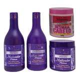Kit Maycrene 4 Passos - Shampoo, Cond. 2 Mascara - Matizador
