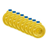 Kit Medalha 30 Unidades 29mm Mini Honra Ao Mérito Aço Fita
