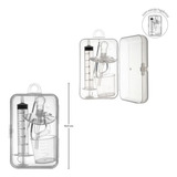 Kit Medicação Infantil Dosador Remédio Seringa Copo Chupeta