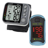 Kit Medidor De Saturação + Aparelho De Medir Pressão G-tech
