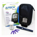 Kit Medidor G Tech Com 60 Tiras Glicemia + 100 Lancetas