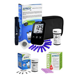 Kit Medidor Glicemia Completo Gtech Lite 60 Tira 110 Lanceta