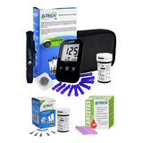 Kit Medidor Glicemia Glicose Gtech Lite 60 Tiras 110 Lanceta
