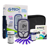 Kit Medidor Glicose Glicemia G-tech Vita 60 Tiras 10lancetas
