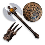 Kit Medieval Espada Infantil Com Escudo