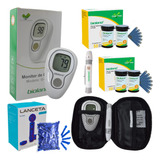 Kit Medir Glicose Glicemia Multi 100 Tiras Fita 150 Lancetas