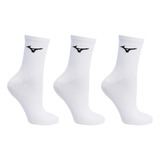 Kit Meia Mizuno Cano Médio Training Pacote Com 3 Pares