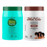 Kit Mel Cola 1kg + Ativador Super Cachos 1kg Biovegetais