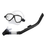 Kit Mergulho Adulto Máscara Óculos Snorkel Respirado Mormaii