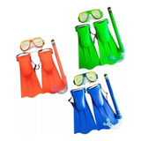 Kit Mergulho Infantil 3 Pecas Oculos,