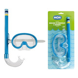 Kit Mergulho Infantil Máscara De Mergulho E Snorkel Mor